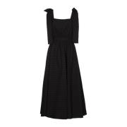 Msgm Svart Klänning Abito/Dress Black, Dam