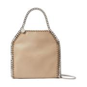 Stella McCartney Kedjelänk Trim Axelväska Beige, Dam