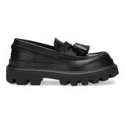 Dolce & Gabbana Svarta Loafers Mocassino Stil Black, Herr