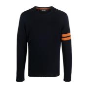 Ermenegildo Zegna Round-neck Knitwear Blue, Herr