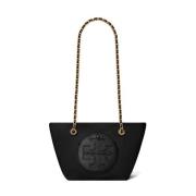 Tory Burch Svart Kedja-Link Handväska Black, Dam