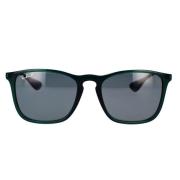 Ray-Ban Polariserade fyrkantiga solglasögon Chris Rb4187 Green, Unisex