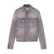 Versace Signatur Medusa Head Denim Jacka Gray, Herr