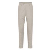 Oscar Jacobson Beige Turn Up Byxor Beige, Herr