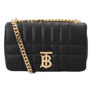 Burberry Laeder axelremsvskor Black, Dam