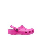 Crocs Klassiska Gummisandaler Unisex Pink, Dam