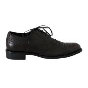 Dolce & Gabbana Bordeaux Wingtip Derby Dress Skor Brown, Herr