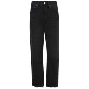 Agolde Svarta Skinny Jeans Black, Dam