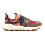 Flower Mountain Bordeaux Yamano Sneakers Höst Vinter 2024/2025 Multico...