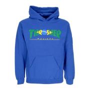 Thrasher Brazil Revista Hoodie Royal Blue, Herr