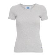 Ball Sportig T-shirt Top Medium Grey Melange Gray, Dam