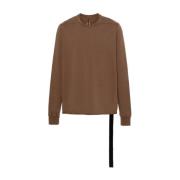 Rick Owens Crewneck Sweat Terra Långärmad Topp Brown, Herr