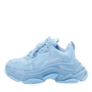 Balenciaga Vintage Pre-owned Laeder sneakers Blue, Dam