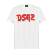 Dsquared2 Vit T-shirt S71Gd1455-D20020 White, Herr