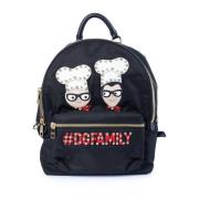 Dolce & Gabbana Kvinnor Designers Coockers Ryggsäck Black, Dam