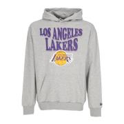 New Era NBA Script Oversize Hoodie Los Angeles Lakers Gray, Herr