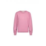 Fabienne Chapot Rosa Ballongärm Pullover Pink, Dam