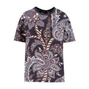 Etro Paisley Chic T-shirt Multicolor, Dam