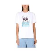 MCM Casual Bomull T-shirt White, Herr