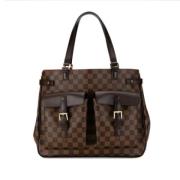 Louis Vuitton Vintage Pre-owned Tyg handvskor Brown, Dam