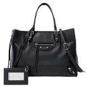 Balenciaga Vintage Pre-owned Laeder handvskor Black, Dam