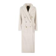 Blancha Varm Shearling Vinterrock White, Dam