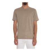 Boss T-shirt med rund hals och korta ärmar Beige, Herr