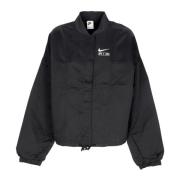 Nike Air Jacket Svart/Vit Lättvävt Tyg Black, Dam