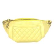 Chanel Vintage Pre-owned Laeder chanel-vskor Yellow, Dam