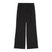 Marc O'Polo Culottes med bred resår i midjan Black, Dam