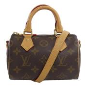 Louis Vuitton Vintage Pre-owned Canvas handvskor Brown, Dam