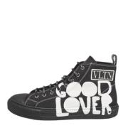 Valentino Vintage Pre-owned Canvas sneakers Black, Herr