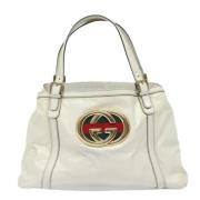 Gucci Vintage Pre-owned Canvas gucci-vskor White, Dam