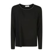 Le Tricot Perugia Svarta T-shirts och Polos Black, Dam