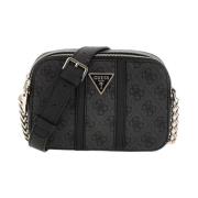 Guess Kameraväska Crossbody Kol Logo Black, Dam