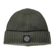 Stone Island Ull Beanie Mössa Green, Herr