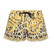 Versace Tryckta badshorts Multicolor, Herr