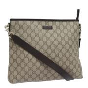 Gucci Vintage Pre-owned Canvas gucci-vskor Beige, Dam