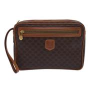 Celine Vintage Pre-owned Canvas kuvertvskor Brown, Dam