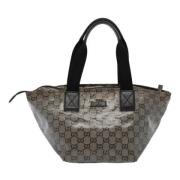 Gucci Vintage Pre-owned Canvas gucci-vskor Black, Dam