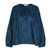 Masai Moonlit Ocean Puffärm Topp Blue, Dam