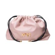 N21 Mjuk Nappa Läder Pouch Väska Pink, Dam