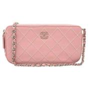 Chanel Vintage Pre-owned Laeder chanel-vskor Pink, Dam