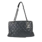 Chanel Vintage Pre-owned Laeder chanel-vskor Black, Dam