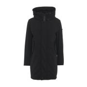 Peuterey Svart Trelagers Parka Aw24 Black, Herr