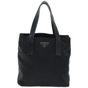 Prada Vintage Pre-owned Tyg prada-vskor Black, Dam