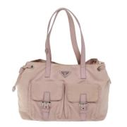 Prada Vintage Pre-owned Tyg totevskor Pink, Dam