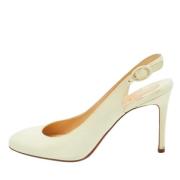 Christian Louboutin Pre-owned Pre-owned Laeder klackskor Beige, Dam