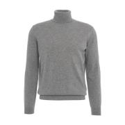 Kangra Grå Stickat Aw24 Handtvätt Gray, Herr