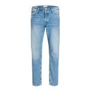 Jack & Jones Blå Plain Zip Jeans Höst/Vinter Blue, Herr